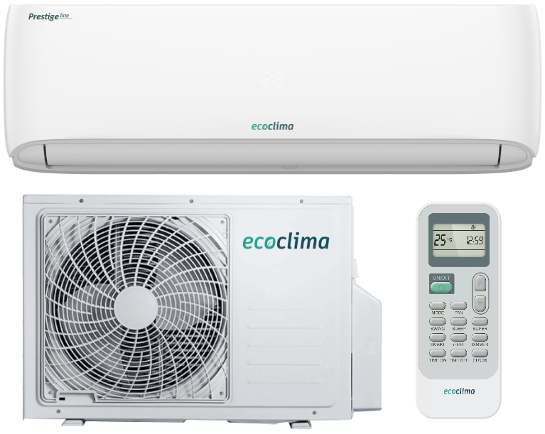 Настенный кондиционер Ecoclima Prestige Line ECW/I-HE12/BB-4R2 / EC/I-HE12/B-4R2 фото#4