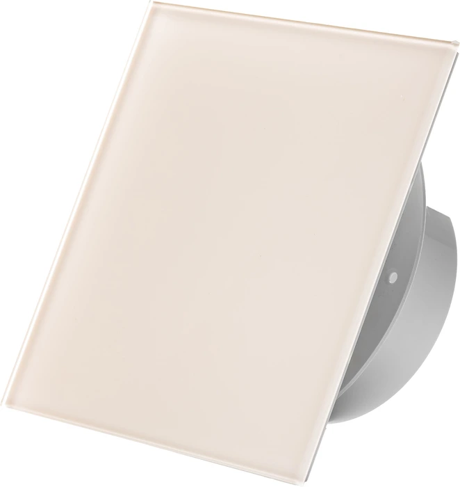 Вытяжка для ванной SlimVent МV 100, стекло, бежевый глянцевый