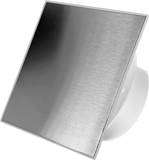Вытяжка для ванной SlimVent МV 100, металл, нержавеющая сталь, шлифованный