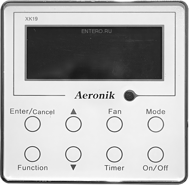 Кассетный фанкойл Aeronik AFP 140 XD/B-T с панелью TB03 (8,0 кВт) фото#2