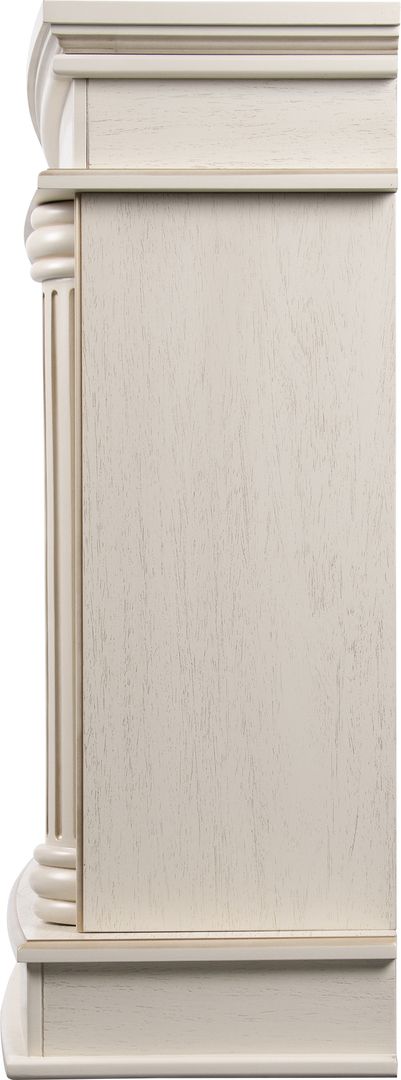 Линейный электрокамин Royal Thermo Aurora RTFP/P-AR60LS с порталом Firelight Olympia 60, слоновая кость с золотой патиной фото#6