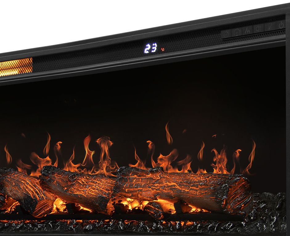 Линейный электрокамин Royal Thermo Aurora RTFP/P-AR60LS с порталом Firelight Lindos 60 G, графит фото#9
