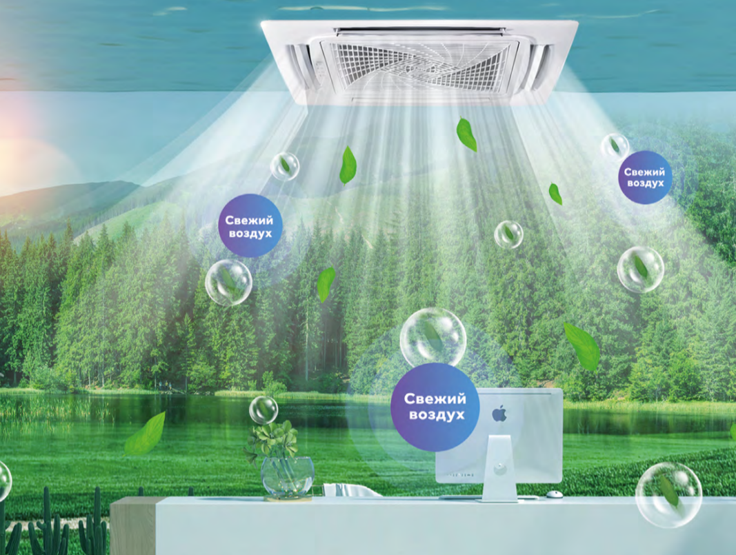 Кассетный кондиционер Haier AB35S2SC1FA/1U35S2SM4FA фото#4