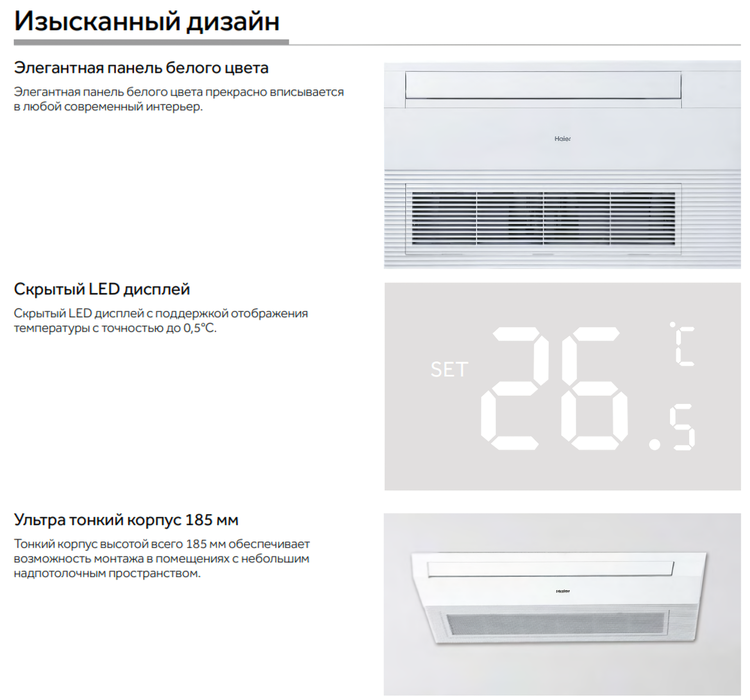 Кассетный кондиционер Haier AB35S2SA1FA/1U35S2SM4FA фото#4