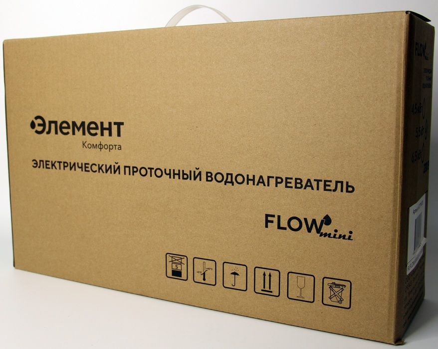 Электрический проточный водонагреватель Элемент Комфорта Flow mini 4,5кВт - 1ф фото#5