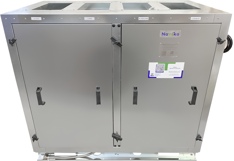 Приточно-вытяжная установка Naveka Node1-1500(50m)/RP,VAC(D250*2),E11 Vertical с пультом TS4 фото#2