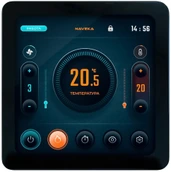 Приточно-вытяжная установка Naveka Node1-300(50m)/RP,VEC(B190),E1.5 Vertical с пультом TS4 фото#4