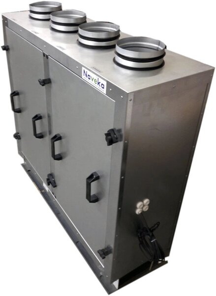Приточно-вытяжная установка Naveka Node1-3000(50c)/RP,VEC(B310*2),W Vertical фото#2