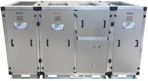 Приточно-вытяжная установка Naveka Node1-5000(50c)/RP,VEC(B310*2),W2 Vertical с пультом TS4 фото#2
