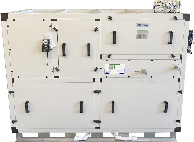 Приточно-вытяжная установка Naveka Node1-3000(50c)/RP,VEC(B310*2),Z,W3 Vertical (AQUA) фото#2