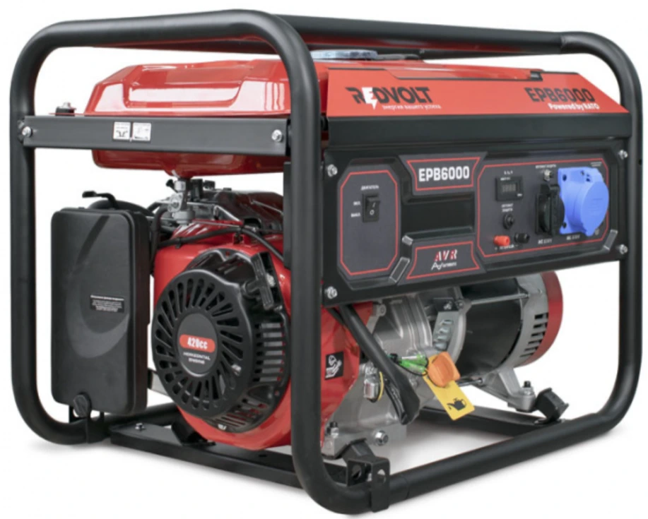 Бензиновый генератор REDVOLT EPB6000 фото#2