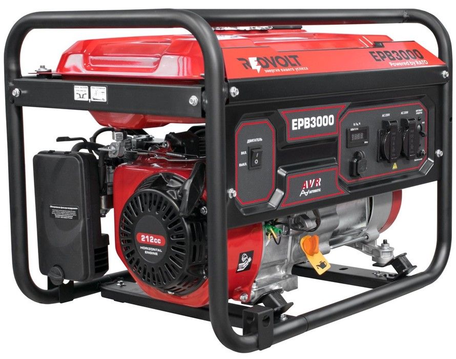 Бензиновый генератор REDVOLT EPB3000 фото#2
