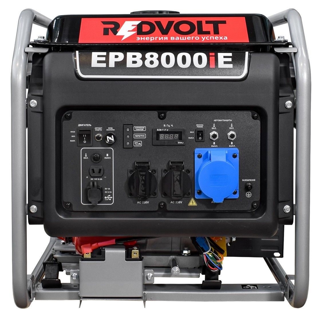 Бензиновый генератор REDVOLT EPB8000iE фото#3