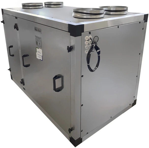 Приточно-вытяжная вентиляционная установка Naveka Node3-900(50c)/RR,VAC(H280),E1.8 Vertical с пультом TS4