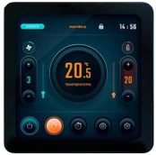 Приточно-вытяжная установка Naveka Node1-6000(50c)/RP,VEC(B355*2),W2 Classic с пультом TS4 фото#3