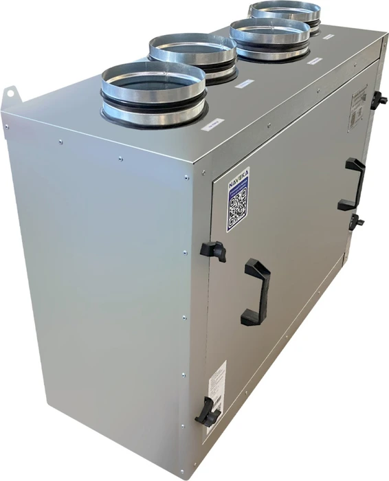 Приточно-вытяжная вентиляционная установка Naveka Node9-200(50m)/RP-M,VAC(D225) Vertical с пультом-термостатом