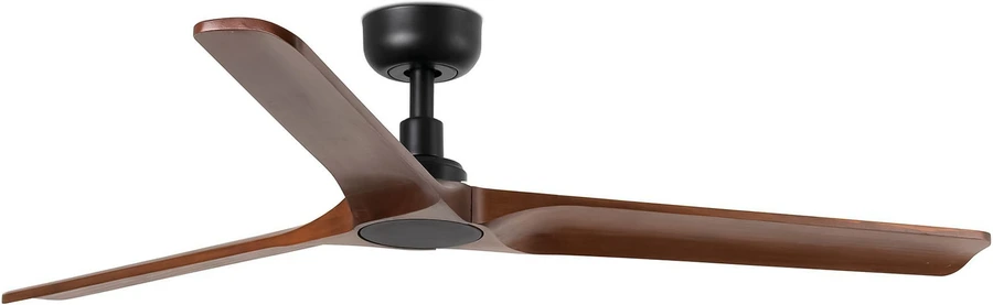 Вентилятор без подсветки Faro Barcelona HEYWOOD L Black/dark