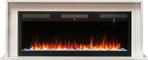 Линейный электрокамин Real-Flame LORETTO E50 BG-P615 с очагом EMERALD 50