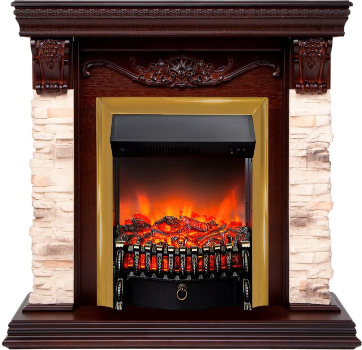 Электрокамин Real-Flame PATRICIA STD NT-317 с очагом FOBOS LUX BL