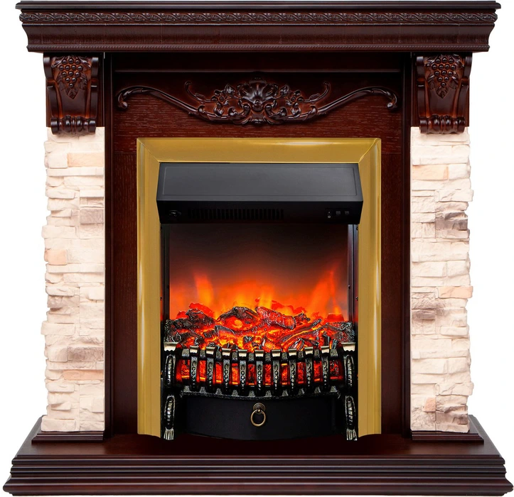 Электрокамин Real-Flame PATRICIA STD NT-317 с очагом FOBOS LUX BL