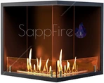 Настенный биокамин Sappfire для угловой стены 700