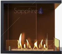 Настенный биокамин Sappfire для угловой стены 700 фото#2