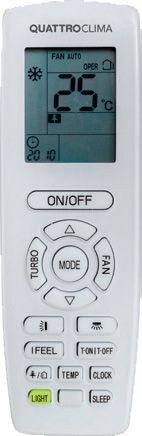Настенный кондиционер QUATTROCLIMA Lanterna QV-LA24WBE/QN-LA24WBE фото#2