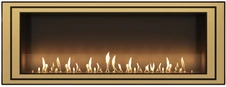 Настенный биокамин Sappfire Saturn латунь 1800