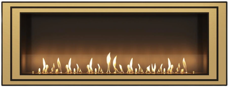 Настенный биокамин Sappfire Saturn латунь 1800