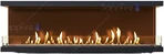 Настенный биокамин Sappfire торцевой очаг 1100