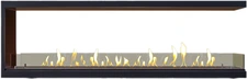 Настенный биокамин Sappfire торцевой сквозной очаг 1100