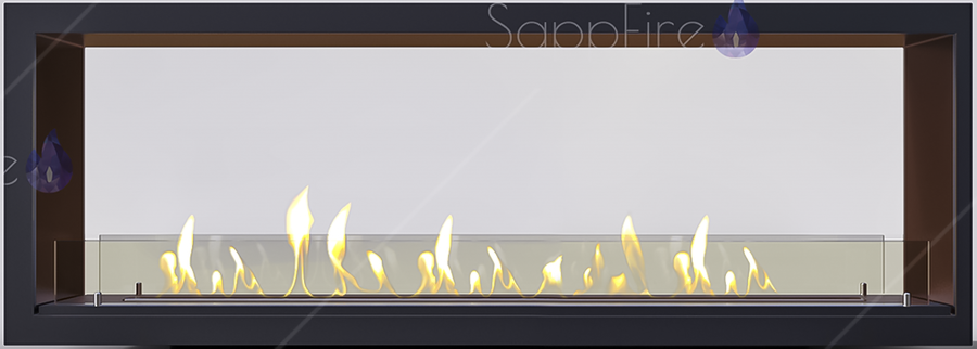 Настенный биокамин Sappfire сквозной очаг 500 фото#2