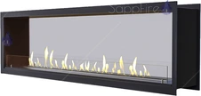 Настенный биокамин Sappfire сквозной очаг 1400