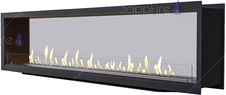 Настенный биокамин Sappfire сквозной очаг 2000