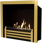 Напольный биокамин Sappfire Премиальная каминная вставка Gold M