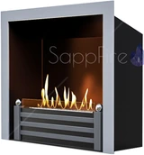 Напольный биокамин Sappfire Премиальная каминная вставка Silver S