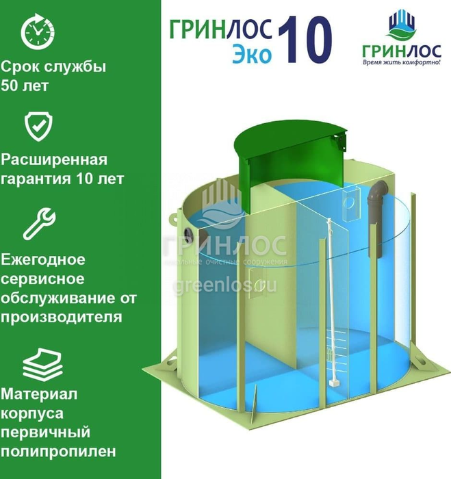 Септик Гринлос Эко 10 фото#3