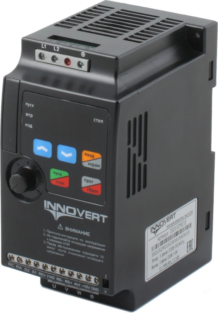 Частотный преобразователь INNOVERT ISD551M21E