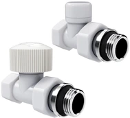 Набор термостатический Royal Thermo Design 1/2"М30х1,5 (Белый), прямой