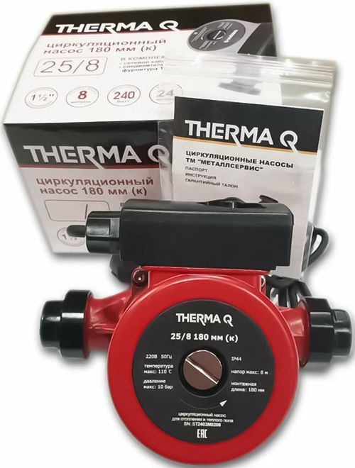 Циркуляционный насос THERMA Q 25/4 180 к фото#2