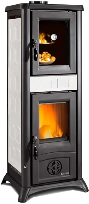 Дровяная печь La Nordica Gemma Forno 5.0 Elegance Bianco Infinity