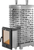 Дровяная печь ASTON 38 INOX (320М) Long