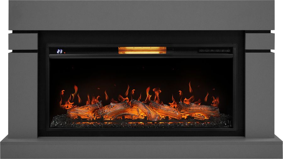 Электрокамин Royal Thermo Aurora RTFP/P-AR40LS, портал Lindos 40, светло-серый