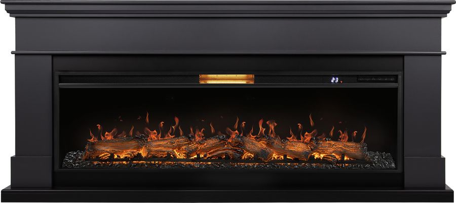 Линейный электрокамин Royal Thermo Aurora RTFP/P-AR60LS, портал California 60 G, графит