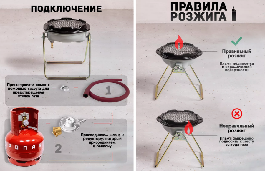 Компактный газовый обогреватель Умница ГО-3.3кВт фото#5