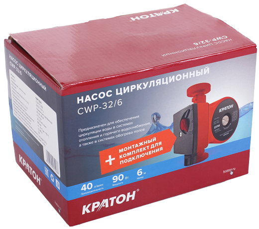Циркуляционный насос Кратон CWP-25/4 фото#2