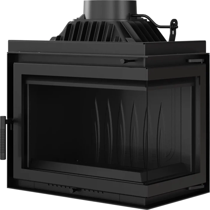 Угловая правая дровяная топка Kratki SIMPLE/M/S/P/BS/150 (угловое стекло справа)