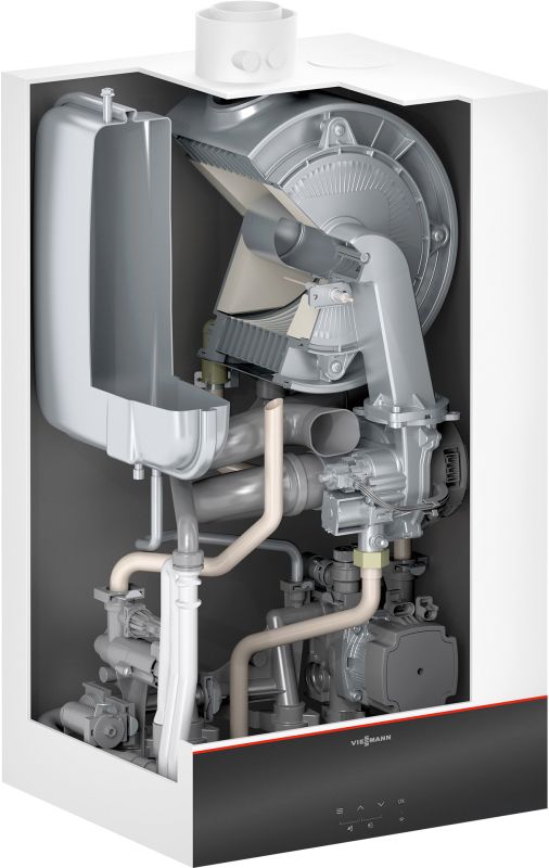 Настенный газовый котел Viessmann Vitodens 100-W 25 кВт одноконтурный (B1HF) фото#2