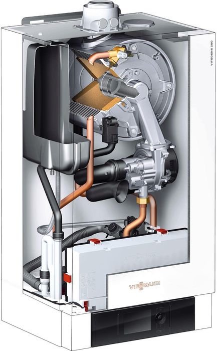 Настенный газовый котел Viessmann Vitodens 200-W 99 кВт с Vitotronic 200 HO1B (B2HA) (B2HAK15/B2HAI44) фото#6
