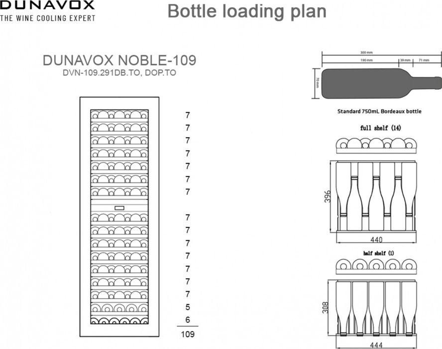 Встраиваемый винный шкаф Dunavox DVN-109.291DOP.TO фото#9